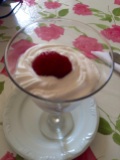 Homemade mini trifle